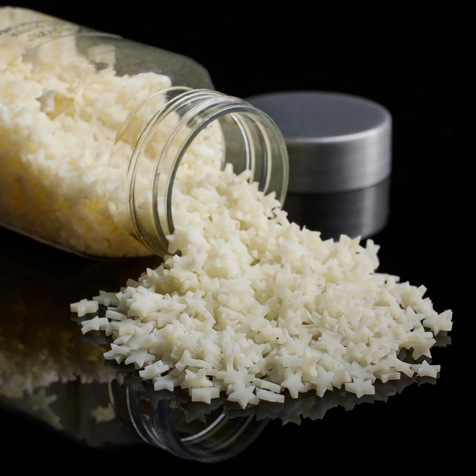 12 Pack: Glow-in-the-Dark Glitter Stars by Recollections™